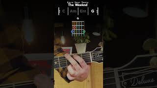 Save Your Tears The Weeknd Guitar Chords Tabs guitar guitarist acousticguitar guitarlesson [upl. by Ennayram527]