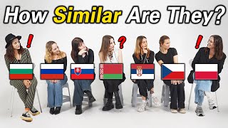 Slavic Languages l 7 Slavic Countries Can they understand Each Others [upl. by Mill432]