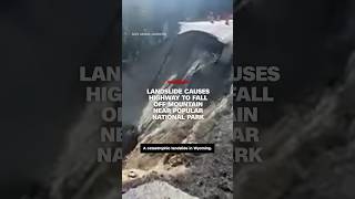 Stunning drone footage shows extent of Teton Pass landslide [upl. by Havelock]