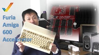 Amiga A600 Furia Accelerator Installation and Review [upl. by Zalea924]