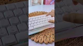 ASMR 🎶 Amazing Keyboard unboxing ft kemovekeyboard  shorts diy [upl. by Milano]