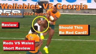 Review Wallabies VS Georgia July Test 2024 Sydney Reactions Analysis amp Recap [upl. by Joanna]