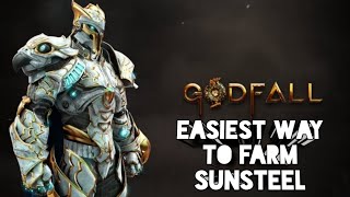 EASIEST WAY TO FARM SUNSTEEL IN GODFALL [upl. by Ellednek720]