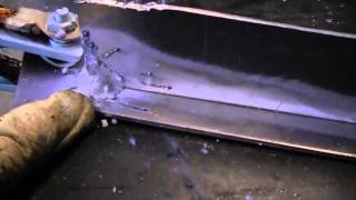 Stick Welding Aluminum with an Everlast DC inverter PowerArc 300 [upl. by Gnud]