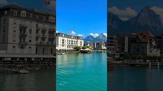 SwitzerlandBrunnen🇨🇭switzerland views shorts youtubeshorts visit lake [upl. by Einrae]