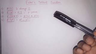 Eulers method in numerical method  eulers theorem  Euler Totient Function Steps amp Example [upl. by Enyawud]