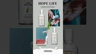 HOPE LIFE Lemon Grass Hand Sanitizer Gel [upl. by Sachs]