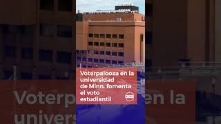 Voterpalooza en la universidad de Minn fomenta el voto estudiantil [upl. by Neelhtac]