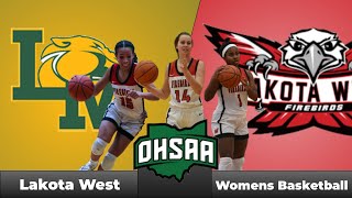 OHSAA Womens Basketball Playoffs Little Miami Panthers  Lakota West Firebirds [upl. by Daffodil]