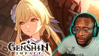 FIRST TIME Reacting to EVERY GENSHIN IMPACT Version Trailer Part 1 [upl. by Linsk]