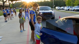 Fort Mill High School Greeters at Kings Town Elementary [upl. by Inahet448]