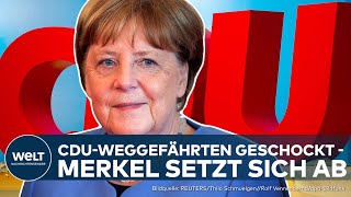 MERKEL WÄHLT IHRE FREIHEIT Auf Distanz zur CDU  ExKanzlerin verlässt KonradAdenauerStiftung [upl. by Ruddy445]