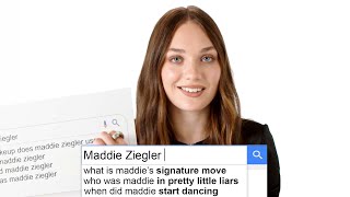 Maddie Ziegler Answers the Webs Most Searched Questions  WIRED [upl. by Adyl]