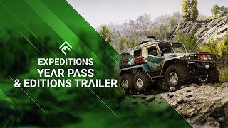 Expeditions A MudRunner Game  Year Pass amp Editions Trailer [upl. by Eriuqs]