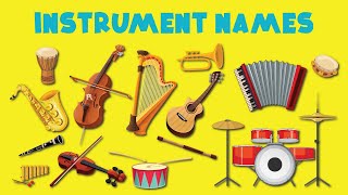 List of Musical Instruments  Instrument Name with sound  Musical Instrument For Kids instrumental [upl. by Erinn]