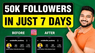 How to get 50k Instagram Followers in 7 Days  Instagram Growth Strategy  Social Seller Academy [upl. by Fauman]