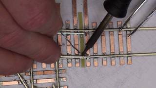 Building Short Hinged Switch Points [upl. by Eidok]