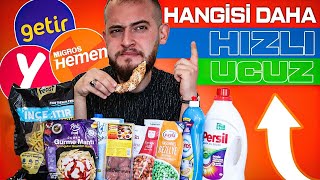 Getirmi Yemek Sepeti mi Migros Hemen mi [upl. by Jacoby577]