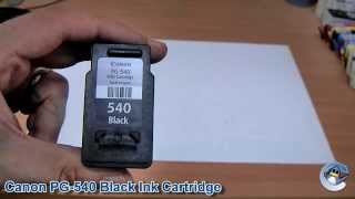 Inside Canon PG540 5525B005AA Black Ink Cartridge [upl. by Onaireves584]