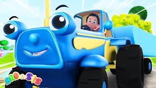 Trattore Blu Chissà cosa porterà 🚜 Canzoni Per Bambini Con Macchine e Animali [upl. by Saxon218]