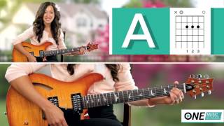 How to Play an A Chord on Guitar [upl. by Esilrahc453]