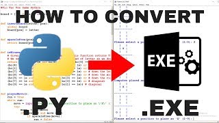 How to Convert any Python File to EXE [upl. by Sacken]