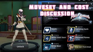 Power Rangers Legacy Wars Hayley Moveset and cost discussion [upl. by Animlehliw]