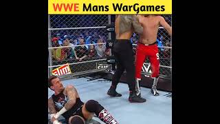 CM Punk and Roman Reigns team up for epic WarGames win Survivor Series WarGames 2024 shorts wwe [upl. by Maurili]