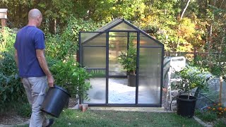 Small Greenhouse kit by Veikous  Build Cost Modifications and First Impressions [upl. by Erodasi]