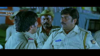 Upendra Smartly Steals Idol From Temple With Tight Police Guard  Topiwala Kannada Movie Part3 [upl. by Isnam32]