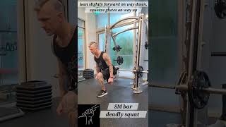 explanation smith machine bar deadly squat [upl. by Hairu]