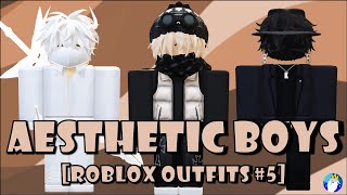 Aesthetic Boys Roblox Outfits Part 5 [upl. by Nnyre246]