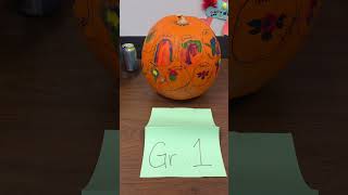 PreK to Grade 7 Decorated Pumpkins 🎃 happyhalloween halloween2024 Grade7Winner jackieincanda [upl. by Aitra]