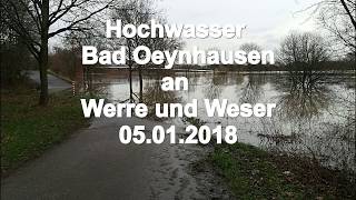 Bad Oeynhausen Hochwasser 05012018 [upl. by Alolomo181]