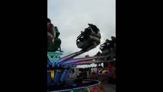 grangemouth gala day zetland park funfair 2016 crazy frog video 2 [upl. by Yrtua]