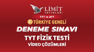 2 TÜRKİYE GENELİ DENEME SINAVI TYT FİZİK TESTİ VİDEO ÇÖZÜMLERİ [upl. by Dareg]