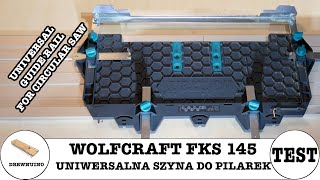 108 Wolfcraft FKS145  uniwersalna szyna do pilarek [upl. by Sanjiv]