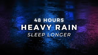 Heavy Rain for Sleeping  Rain Sounds for FAST Sleep amp insomnia [upl. by Cestar]