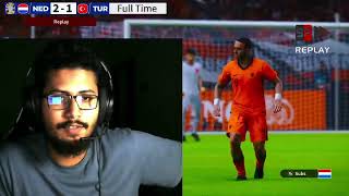 Netherlands vs Turkey  UEFA EURO 2024  Quarterfinals  eFootball PES GMAEPLAY PLSL 185 [upl. by Eissirc973]