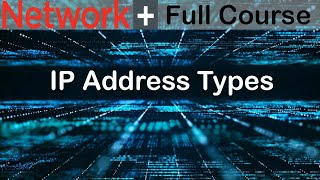 IP Address Types  Network N10008 [upl. by Notanhoj]