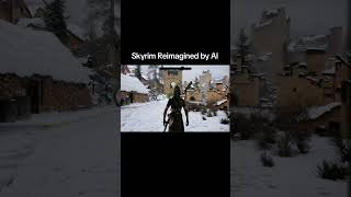 Skyrim Reimagined By Ai game gaming skyrim ai aigaming skyrimmods reimagining future real [upl. by Millan364]