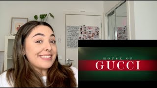 HOUSE OF GUCCI TRAILER REACTION Lady Gaga Adam Driver Jared Leto [upl. by Raimondo646]