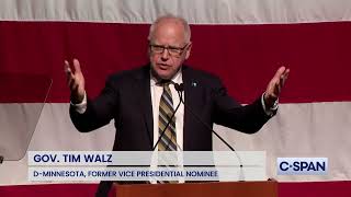 TIM WALZ quotI just want to acknowledge the moment Its hard Its hard to losequot 1182024 [upl. by Renckens]