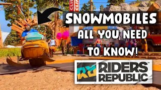 Riders Republic All you need to know about Snowmobiles [upl. by Clayborne]