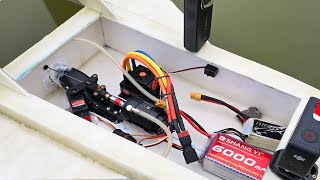 How to make Jet Turbo RC Boat using TFL Jet Thruster Brushless Motor [upl. by Colan699]