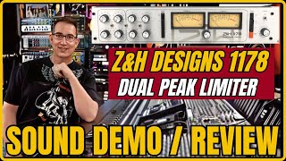 ZampH DESIGNS 1178 Compressor  Limiter  Demo [upl. by Abelard]