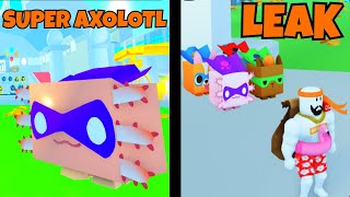 😱How I Made a SUPER AXOLOTL for SUMMER UPDATE NEW LEAKS Pet Simulator X Roblox [upl. by Joeann802]