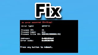 How To Fix Disp Generic Error for the 3ds [upl. by Eiromem]