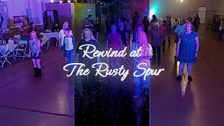 Rewind line dance at The Rusty Spur [upl. by Nonnaehr]