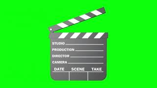 Clapper Board Green Screen Effect HD [upl. by Morel483]